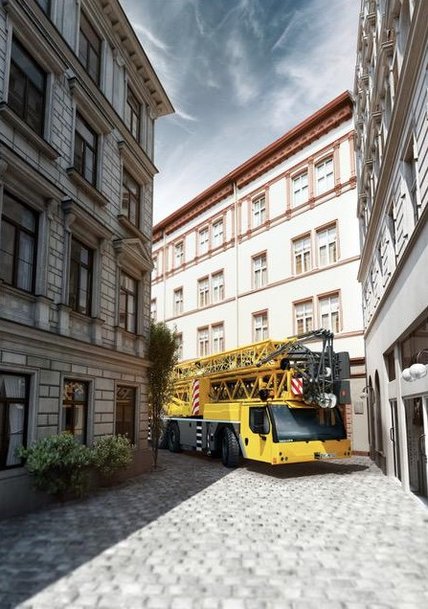 De nieuwe mobiele bouwkraan MK 73-3.1 van Liebherr: compacte taxikraan met grote reikwijdte